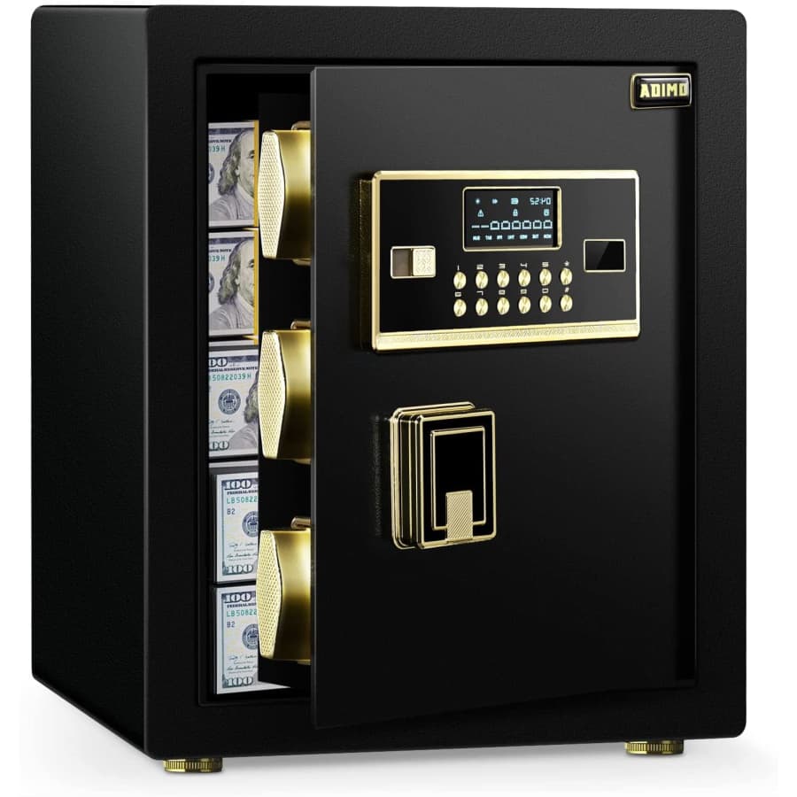 Adimo Safe Box 1.67-Cu. Ft. Cabinet Safe for $127 Adimo Safe Box 1.67-Cu. Ft. Cabinet Safe for $127