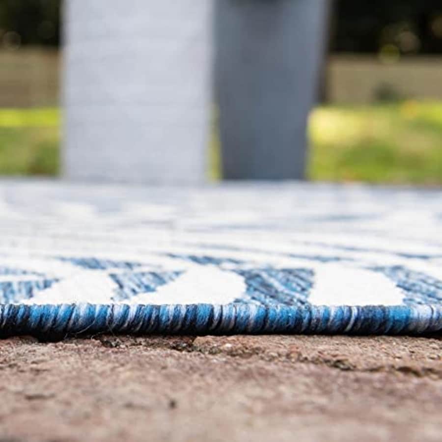 Unique Loom Outdoor Botanical Collection Floral, Coastal, Bohemian, Leaves, Indoor and Outdoor Area for $49 Unique Loom Outdoor Botanical Collection Floral, Coastal, Bohemian, Leaves, Indoor and Outdoor Area for $49