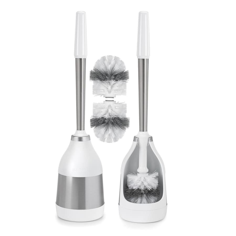 Polder Toilet Brush with Caddy and Bonus Heads 2-Pack for $20 for members