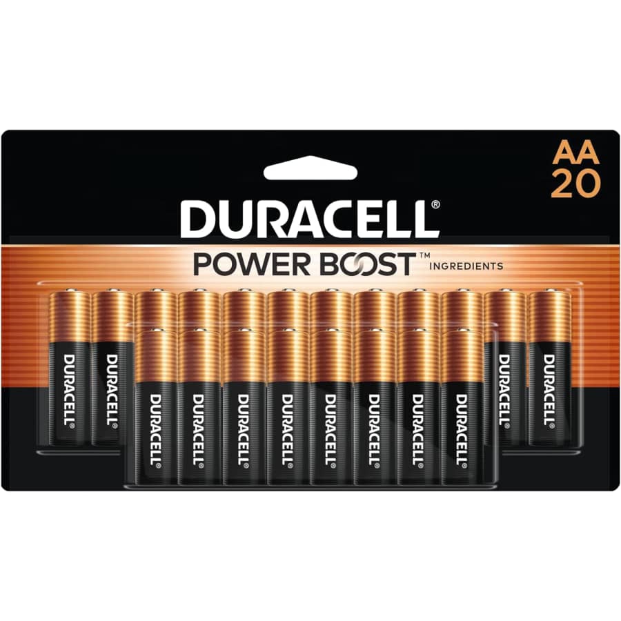 Duracell Powerboost Coppertop AA Batteries 20-Pack for $15 via Sub & Save Duracell Powerboost Coppertop AA Batteries 20-Pack for $15 via Sub & Save