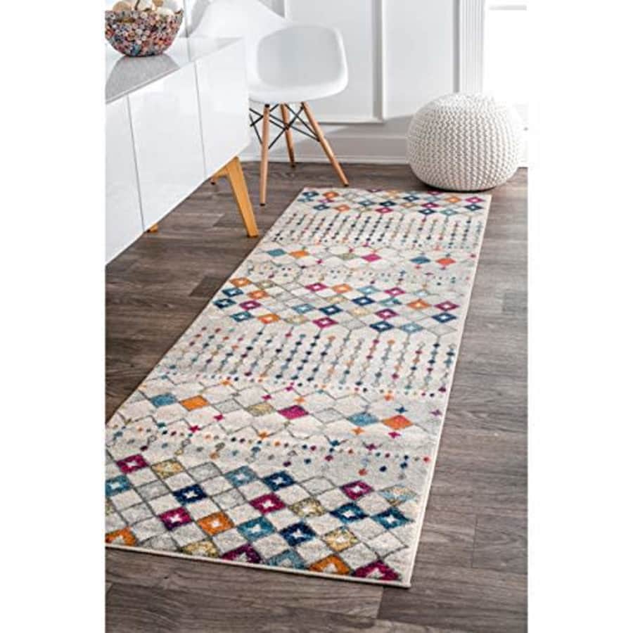 nuLOOM Moroccan Blythe Area Rug, 2' 6" x 6', Multi for $24