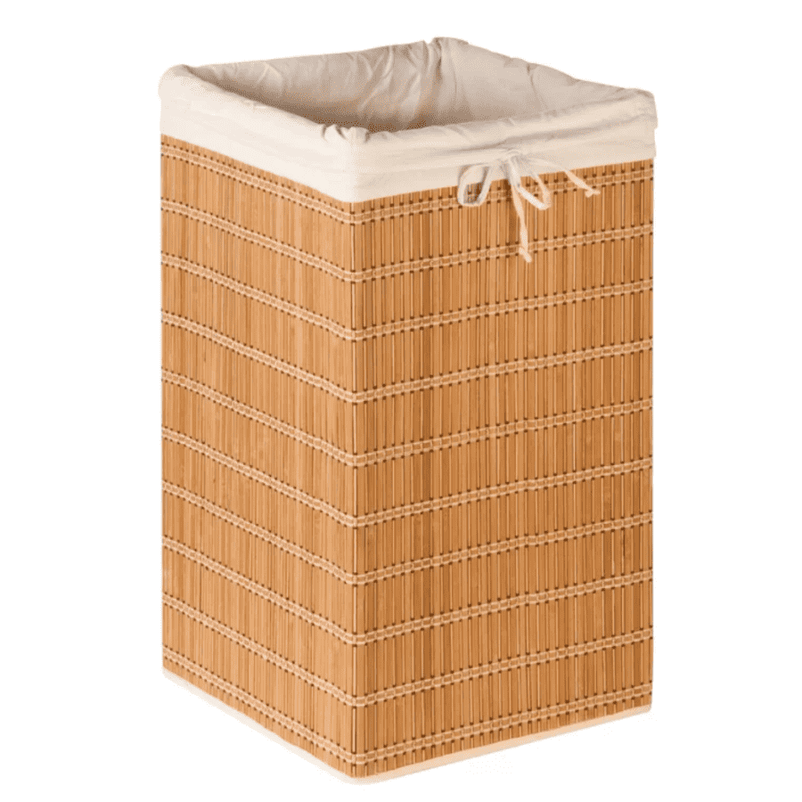 Bamboo Laundry Hamper for $24