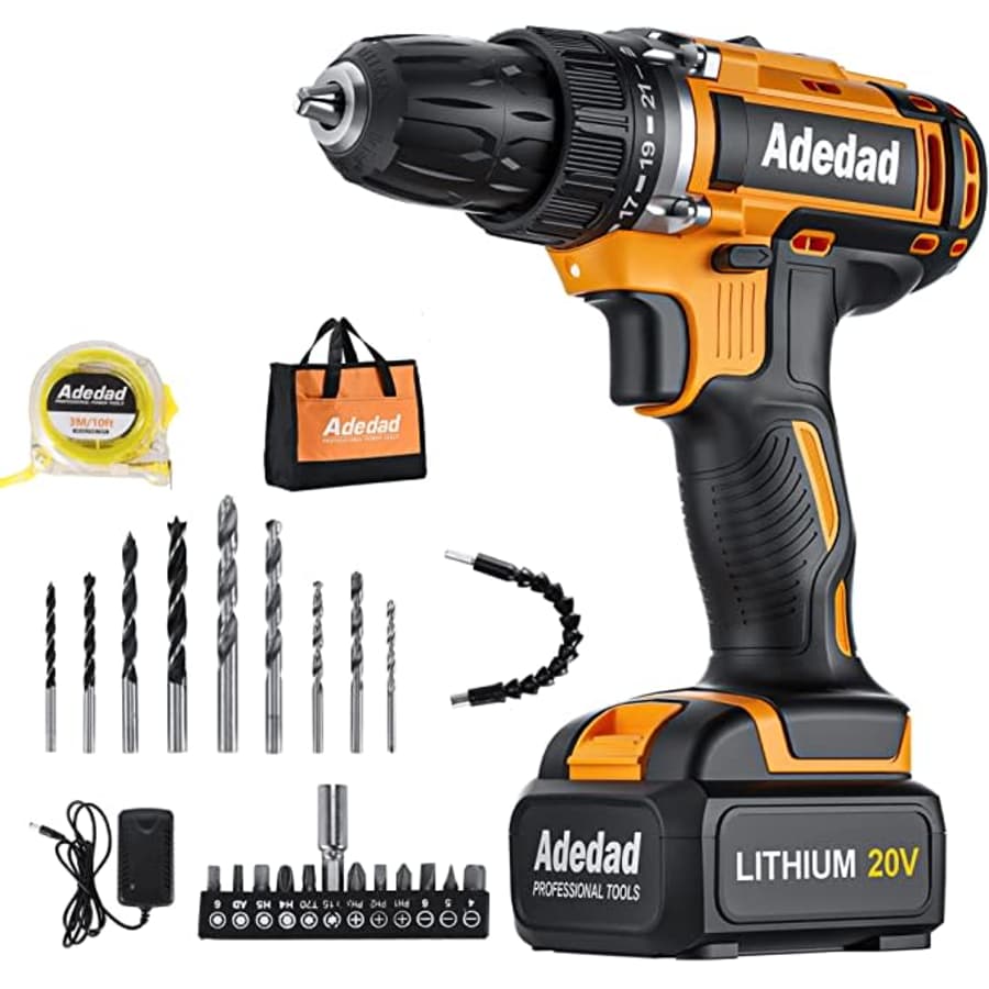 Adedad 20V Cordless Impact Drill for $40 Adedad 20V Cordless Impact Drill for $40