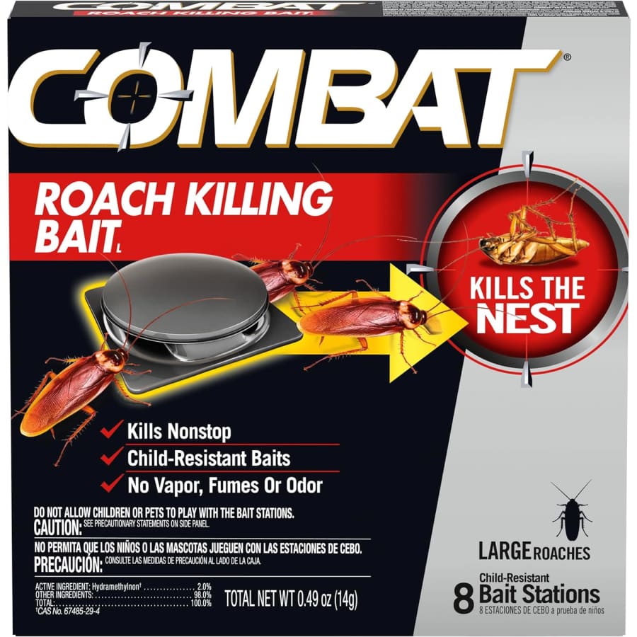 Combat Roach Killing Bait, Roach Bait Station 8-Count for $7.99 or less with Sub & Save Combat Roach Killing Bait, Roach Bait Station 8-Count for $7.99 or less with Sub & Save