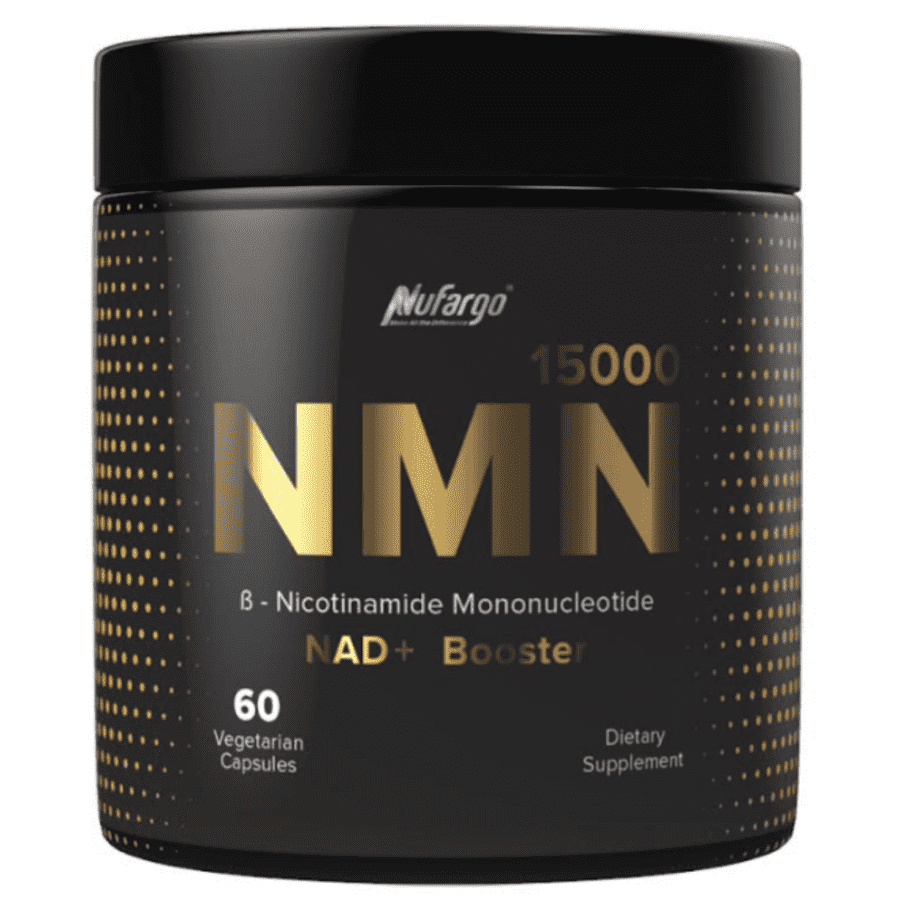 NuFargo NMN15000 Ultra Purity 500mg NAD+ Booster Cellular Energy Supplement for $45