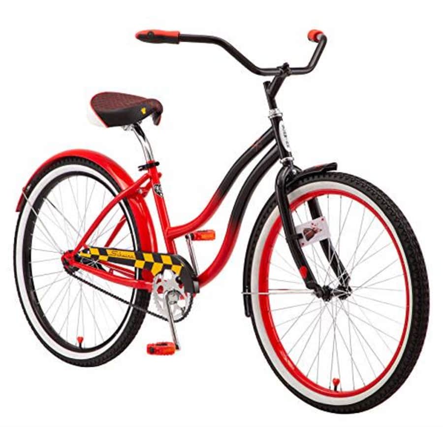 Schwinn Disney Queen of Hearts Adult Classic Cruiser Bike, 26-Inch Wheels, Low Step Through Steel for $450 Schwinn Disney Queen of Hearts Adult Classic Cruiser Bike, 26-Inch Wheels, Low Step Through Steel for $450