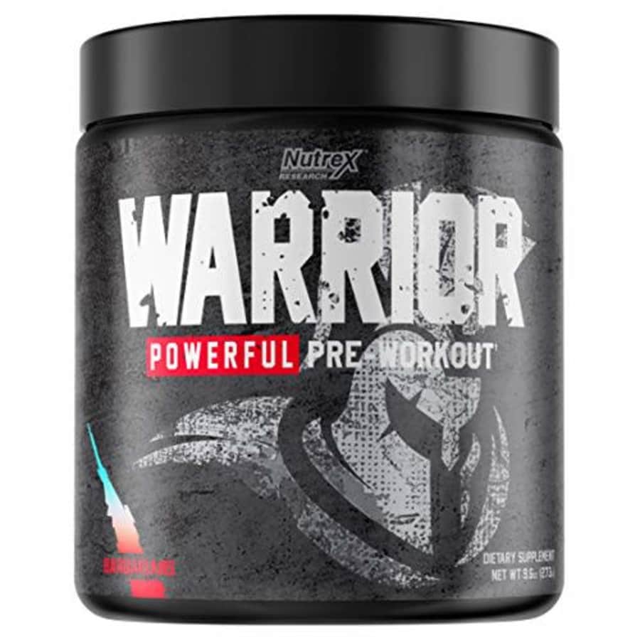 Nutrex Research Warrior Powerful Pre Workout | High Stim Preworkout Supplement with 400mg Caffeine, for $25 Nutrex Research Warrior Powerful Pre Workout | High Stim Preworkout Supplement with 400mg Caffeine, for $25