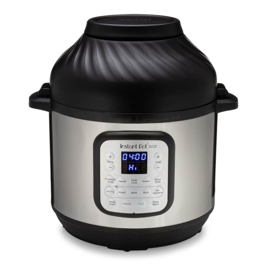 Instant Pot Duo Crisp 8-Quart Programmable Pressure Cooker & Air Fryer for $154 Instant Pot Duo Crisp 8-Quart Programmable Pressure Cooker & Air Fryer for $154