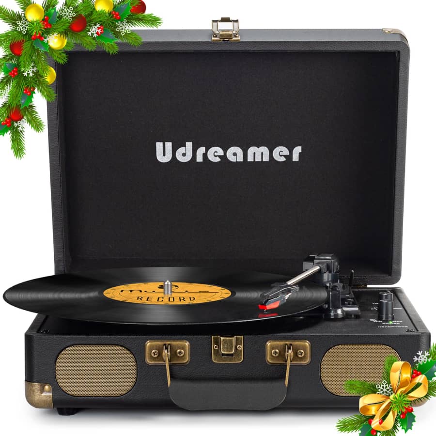 Udreamer Vinyl Record Player for $41 Udreamer Vinyl Record Player for $41