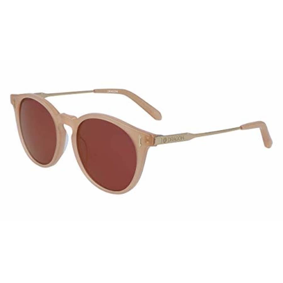 Dragon Hype Oval Sunglasses, Seashell/Ll Copper Rose Ion, 51 mm for $66