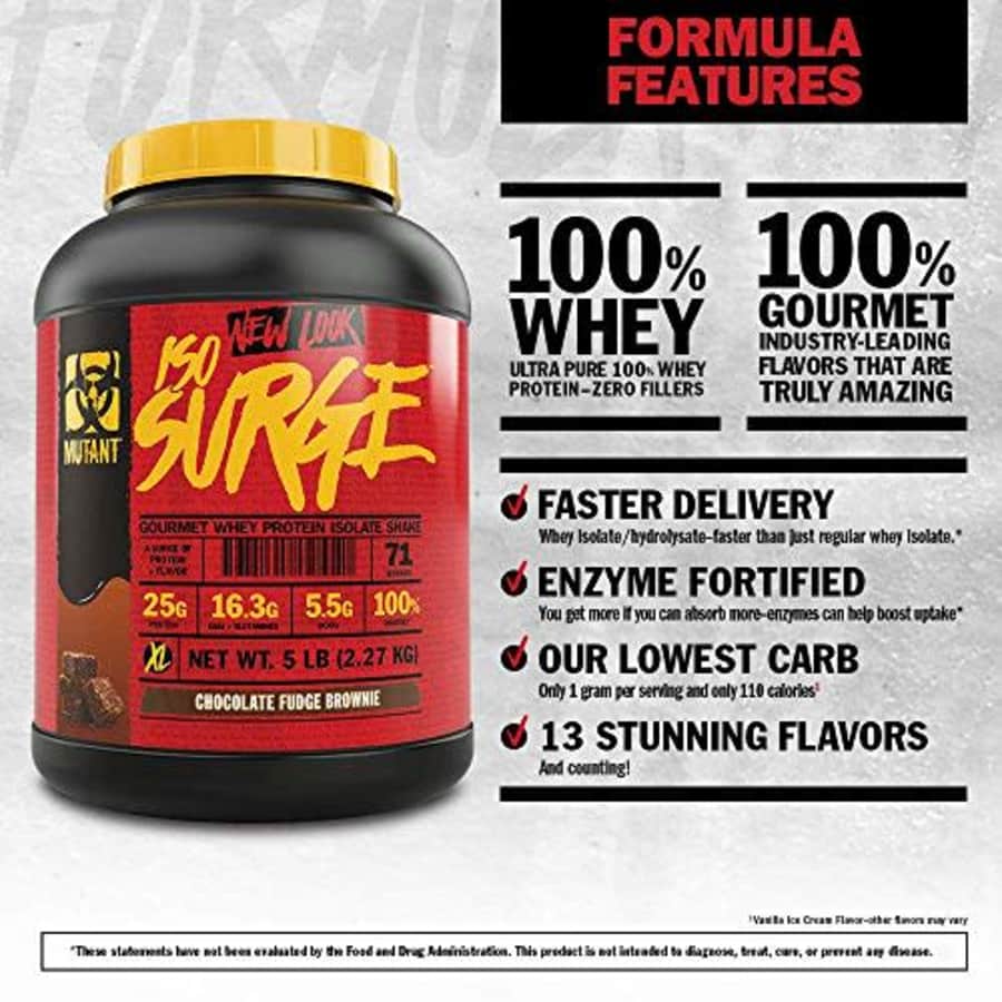 Mutant ISO Surge Whey Protein Powder Acts FAST to Help Recover, Build Muscle, Bulk and Strength, for $50 Mutant ISO Surge Whey Protein Powder Acts FAST to Help Recover, Build Muscle, Bulk and Strength, for $50