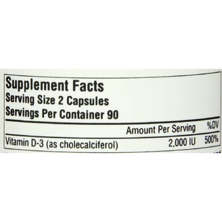 Source Naturals Vitamin D-3 1000 iu Supports Bone & Immune Health - 180 Capsules for $15 Source Naturals Vitamin D-3 1000 iu Supports Bone & Immune Health - 180 Capsules for $15