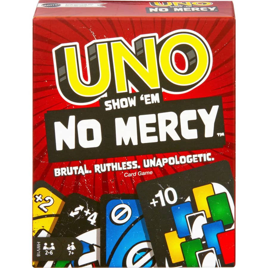UNO Show 'Em No Mercy Card Game for $10 UNO Show 'Em No Mercy Card Game for $10