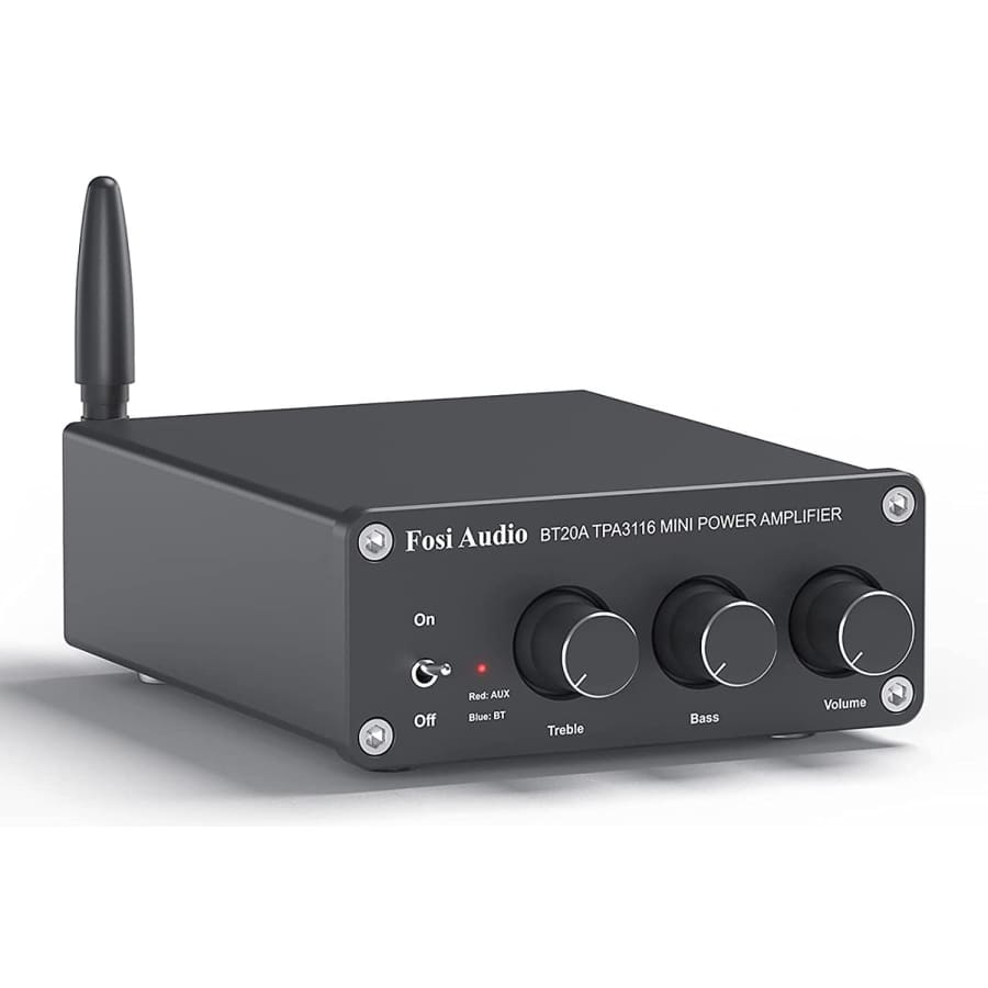 Fosi Audio BT20A Bluetooth 5.0 Stereo Audio 2 Channel Amplifier Receiver for $80 Fosi Audio BT20A Bluetooth 5.0 Stereo Audio 2 Channel Amplifier Receiver for $80