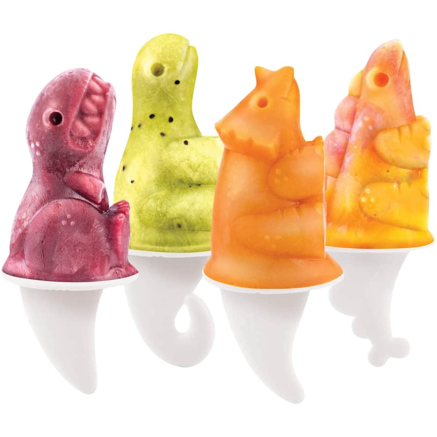 Tovolo Set of 4 Dino Ice Pop Molds for $15 Tovolo Set of 4 Dino Ice Pop Molds for $15