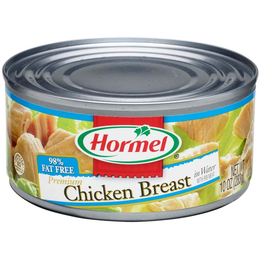 Hormel Chicken Breast 10-oz. Can 2-Pack for $6.22 via Sub & Save Hormel Chicken Breast 10-oz. Can 2-Pack for $6.22 via Sub & Save