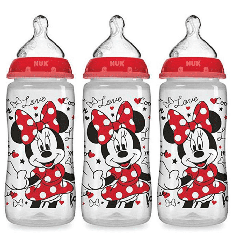 Nuk Disney Baby Bottle Minnie Mouse 10-oz. 3-Pack for $7 Nuk Disney Baby Bottle Minnie Mouse 10-oz. 3-Pack for $7