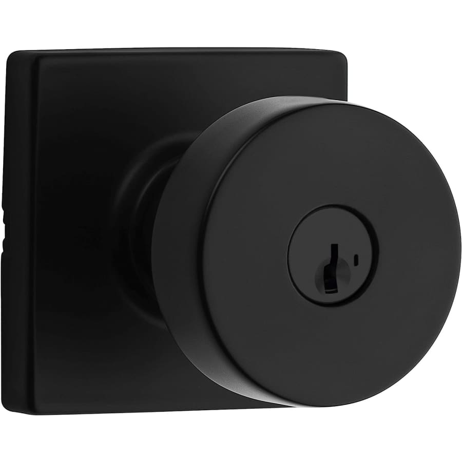 Kwikset Pismo Keyed Entry Square Modern Door Knob for $34