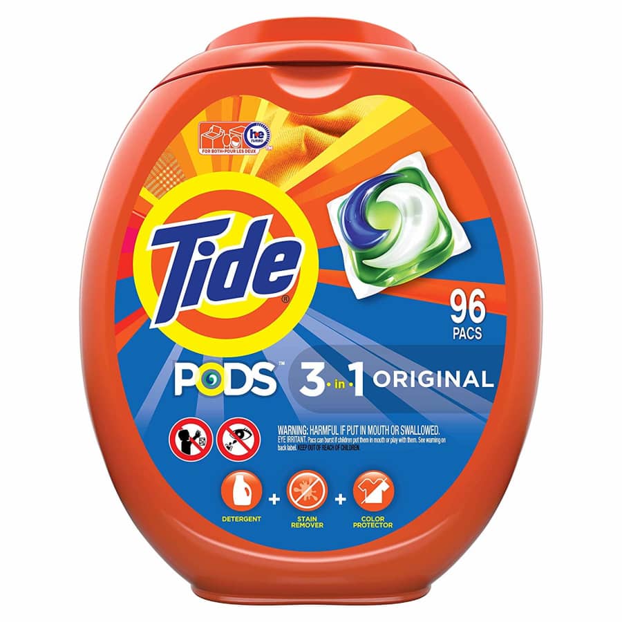 Tide Pods Laundry Detergent 96-Count Liquid Pacs for $44 Tide Pods Laundry Detergent 96-Count Liquid Pacs for $44