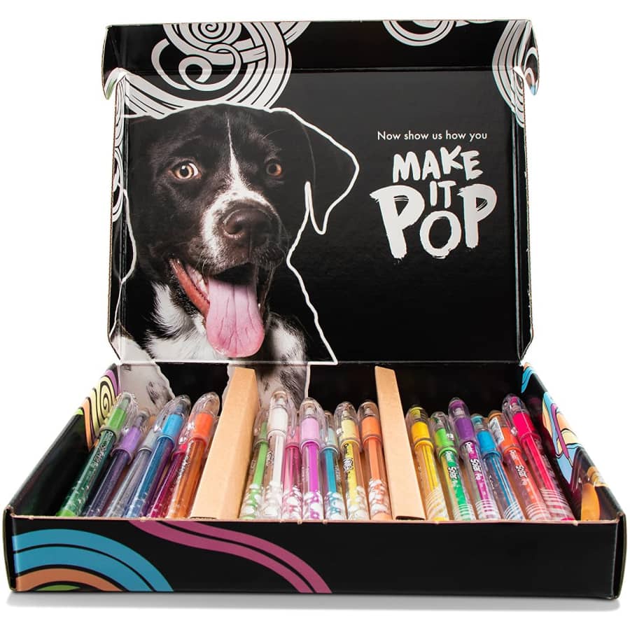 Pentel Pop Series Collector's Edition 12-Piece Gel Pen Box Set for $40