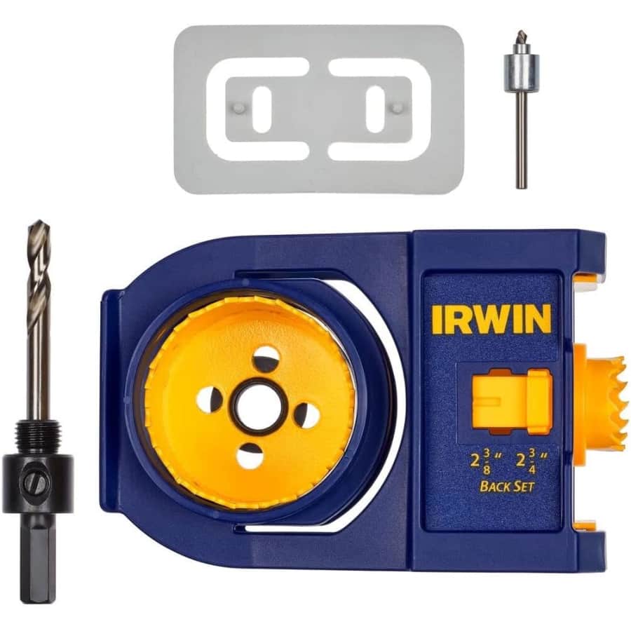 Irwin Bi-Metal Door Lock Installation Kit for $15 Irwin Bi-Metal Door Lock Installation Kit for $15