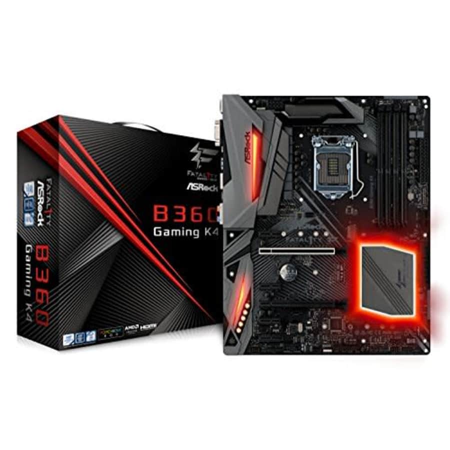 ASRock B360 Gaming K4 LGA1151/Intel B360/DDR4/Quad CrossFireX/SATA3&USB3.1/M.2/GbE/ATX Motherboard for $158