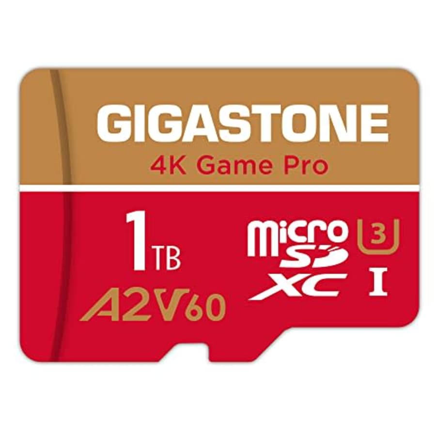 [5-Yrs Free Data Recovery] Gigastone 1TB Micro SD Card, 4K Game Pro, MicroSDXC Memory Card for for $140