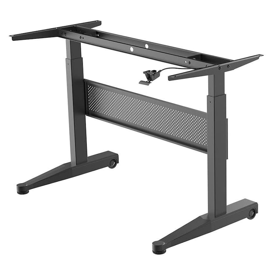 Workstream by Monoprice Height-Adjustable Gas-Lift Sit-Stand Desk Frame for $140 Workstream by Monoprice Height-Adjustable Gas-Lift Sit-Stand Desk Frame for $140