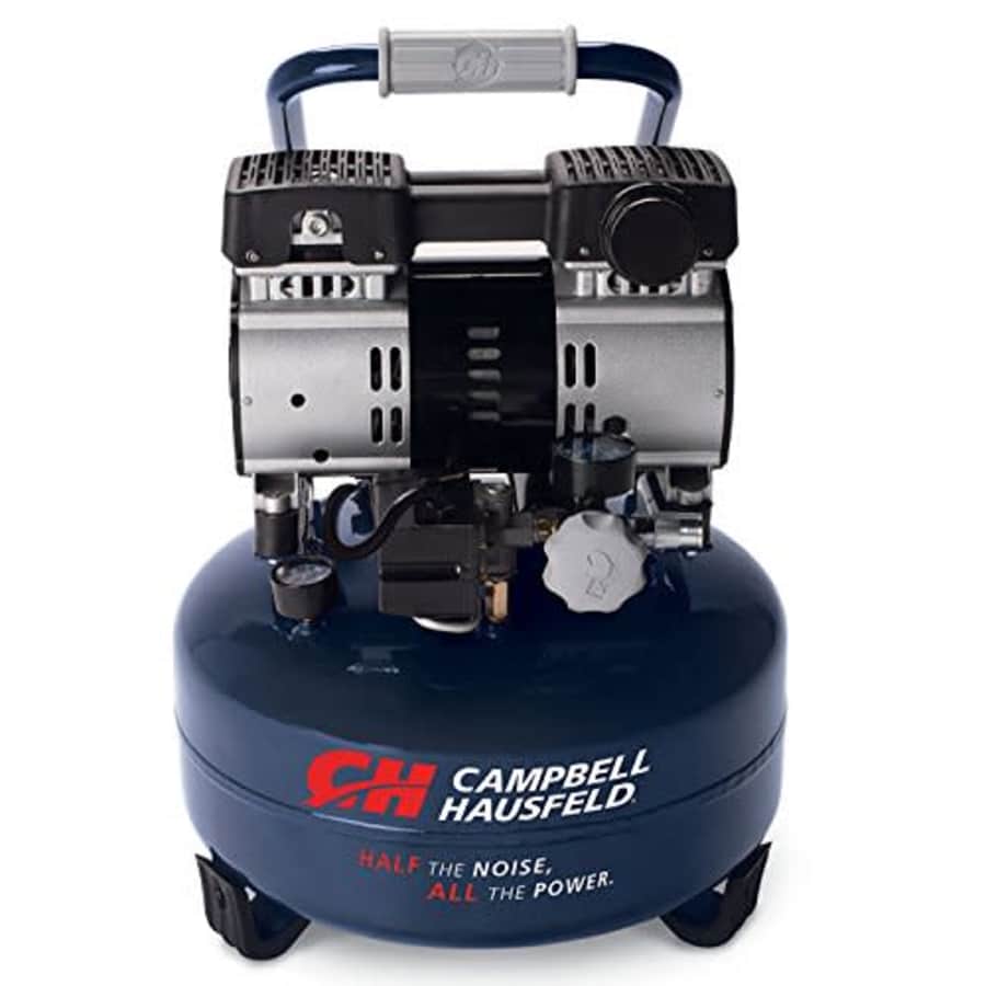 Campbell Hausfeld 6 Gallon Portable Quiet Air Compressor (DC060500) for $267 Campbell Hausfeld 6 Gallon Portable Quiet Air Compressor (DC060500) for $267