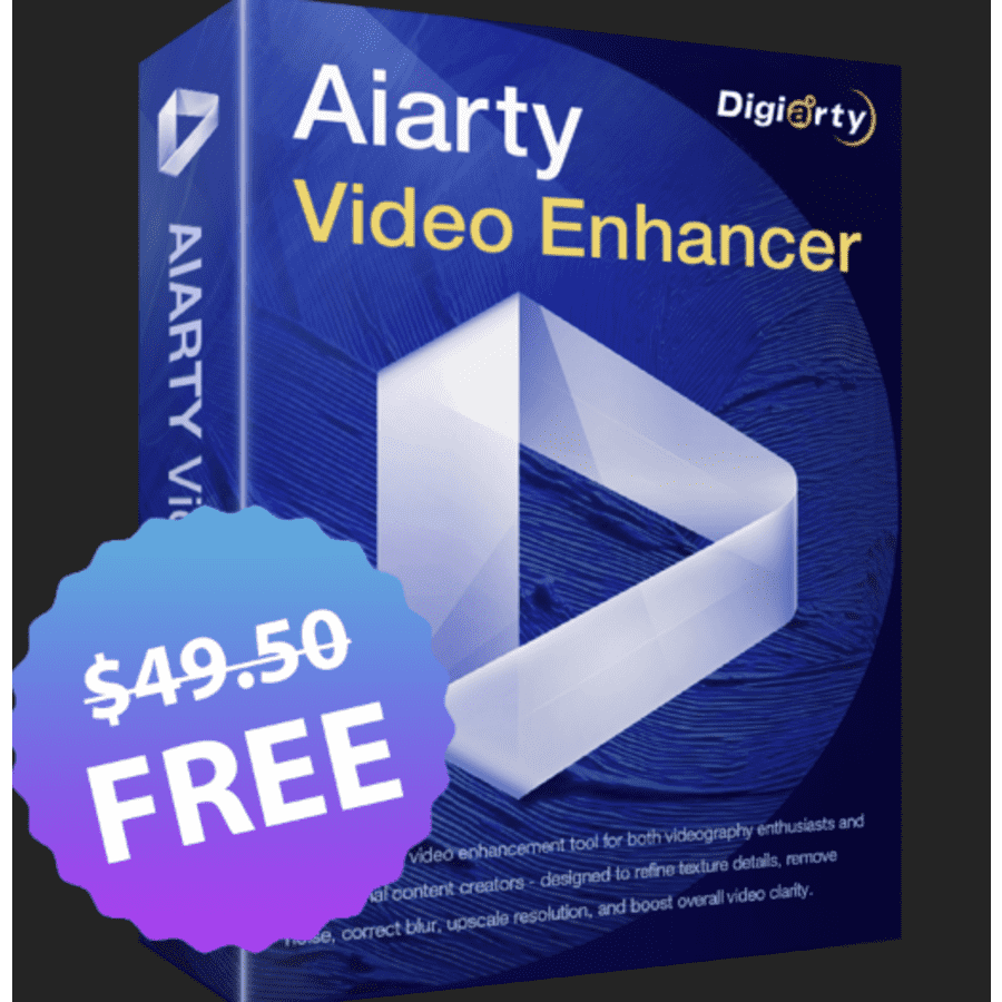 Aiarty Video Enhancer for PC & Mac for free
