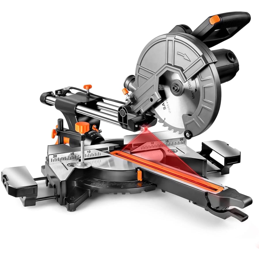 DSF 10" 15A Double-Bevel Sliding Compound Miter Saw for $100