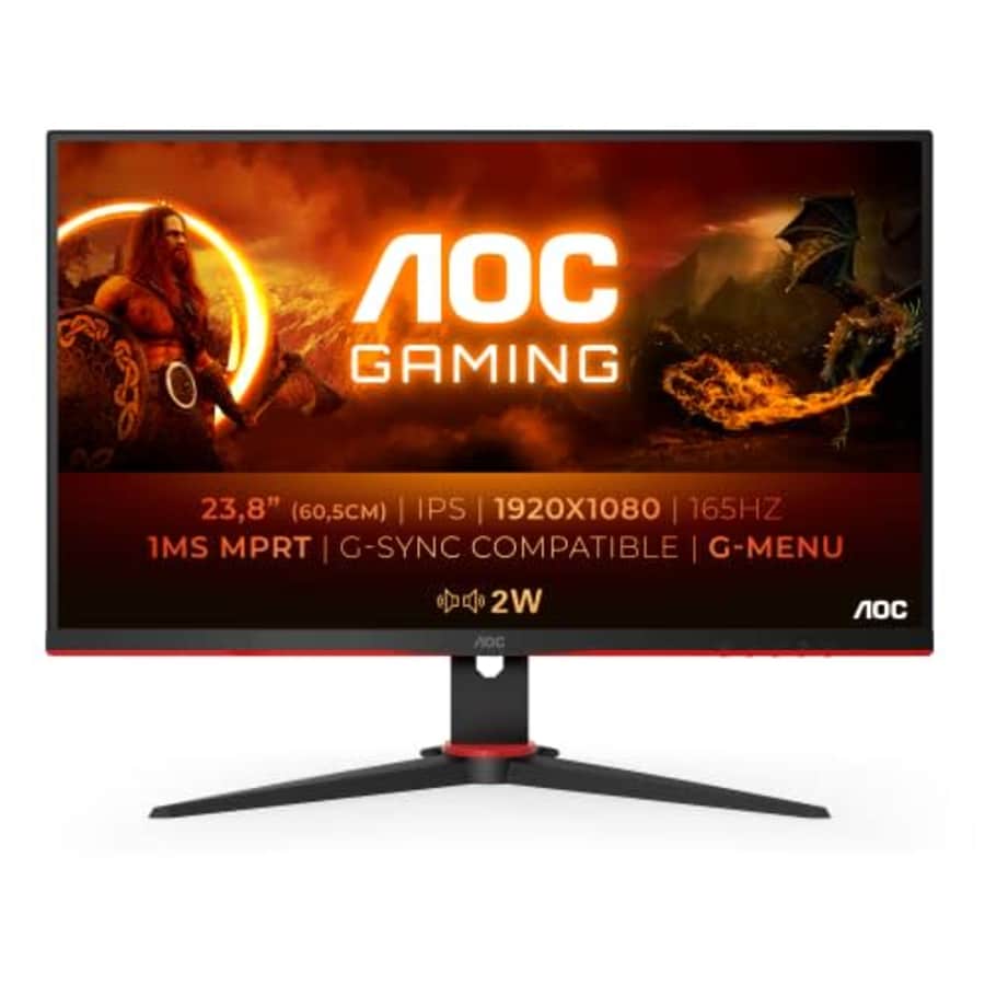 AOC Gaming 24G2SPU - 24 Inch FHD Gaming Monitor, 165Hz, IPS, 1ms MPRT, Height Adjust, Speakers, for $176 AOC Gaming 24G2SPU - 24 Inch FHD Gaming Monitor, 165Hz, IPS, 1ms MPRT, Height Adjust, Speakers, for $176