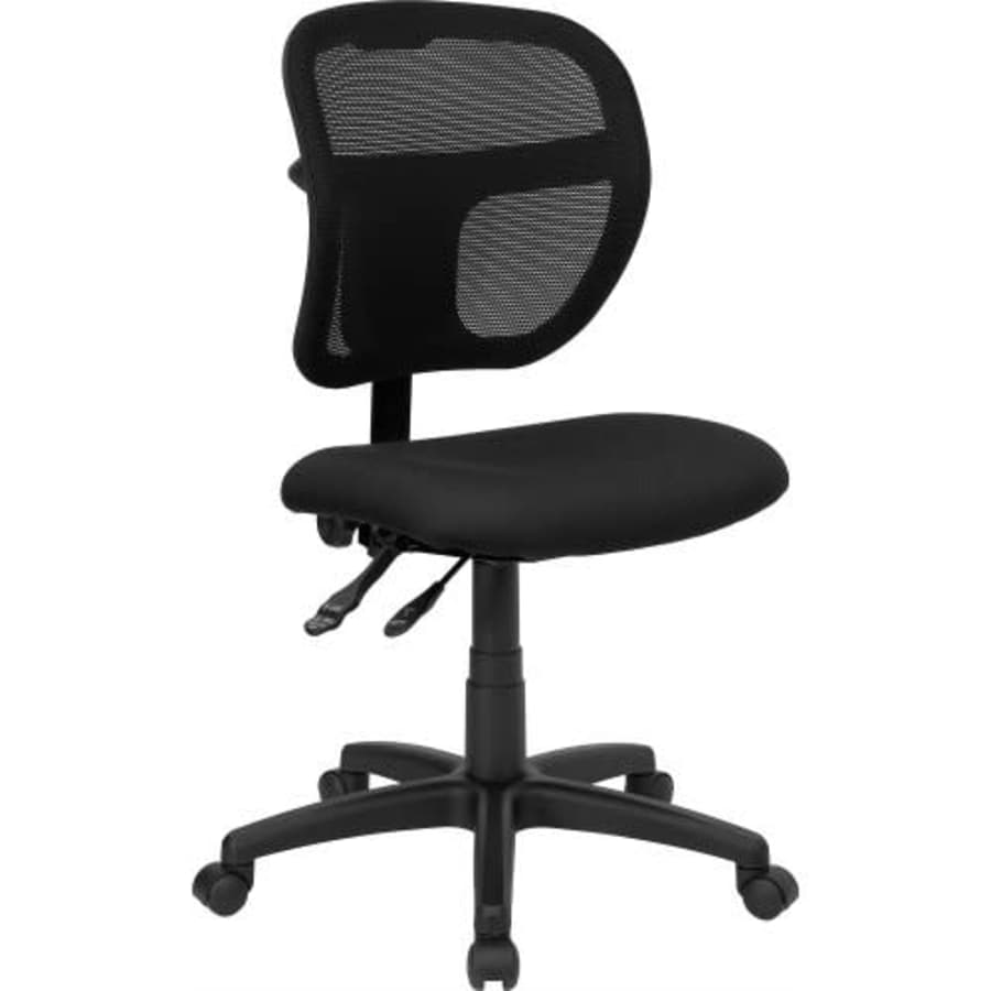 Flash Furniture Pellen Mid-Back Black Mesh Swivel Task Office Chair with Back Height Adjustment for $188 Flash Furniture Pellen Mid-Back Black Mesh Swivel Task Office Chair with Back Height Adjustment for $188