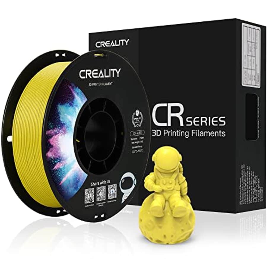 Official Creality 3D Printer Filament, ABS Filament 1.75mm No-Tangling, Strong Bonding and Overhang for $19
