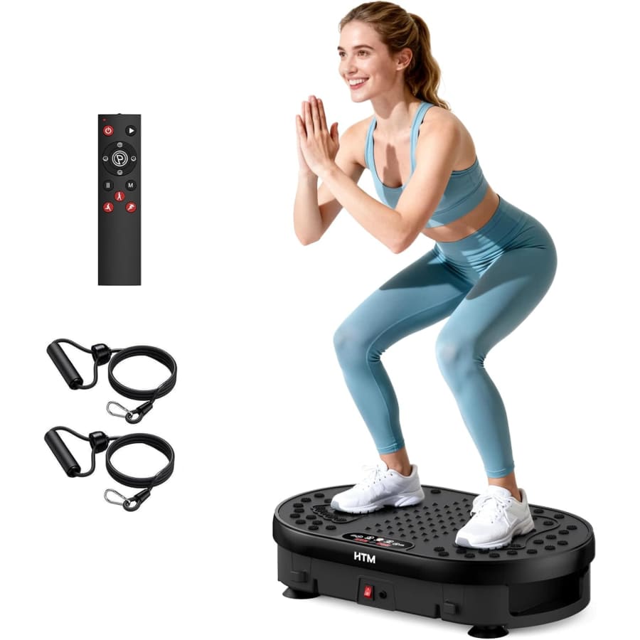 HTM Vibration Plate Exercise Machine for $49