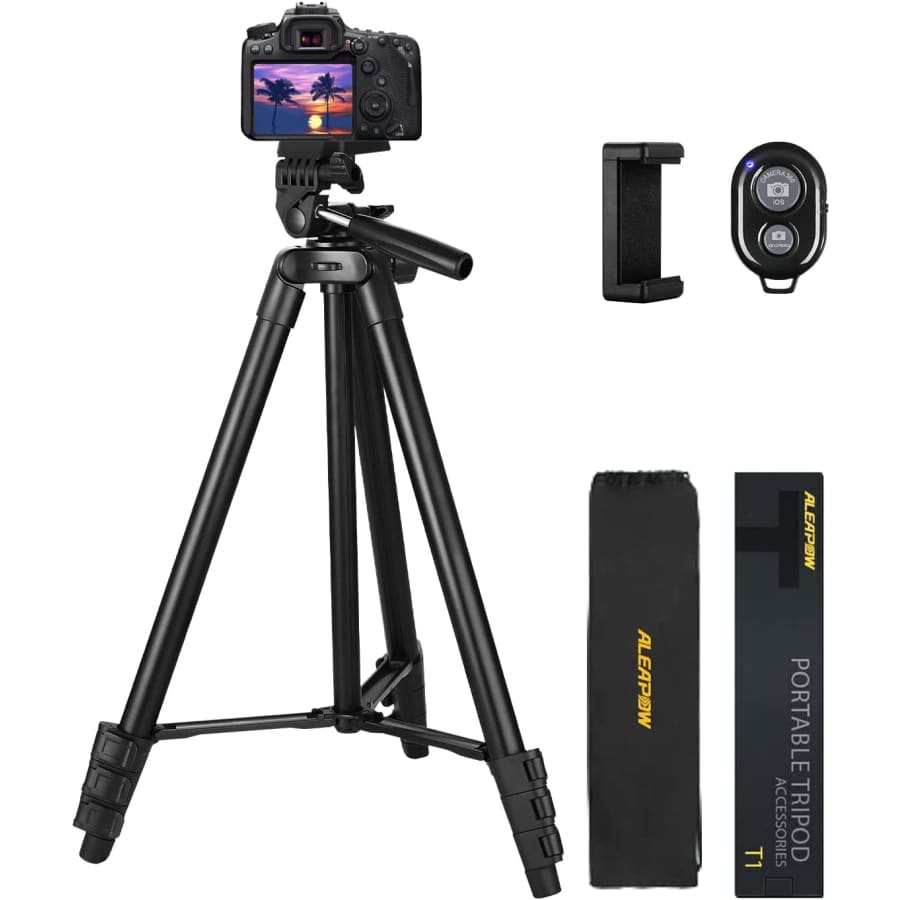 Aleapow 53" Camera Tripod for $13 Aleapow 53" Camera Tripod for $13