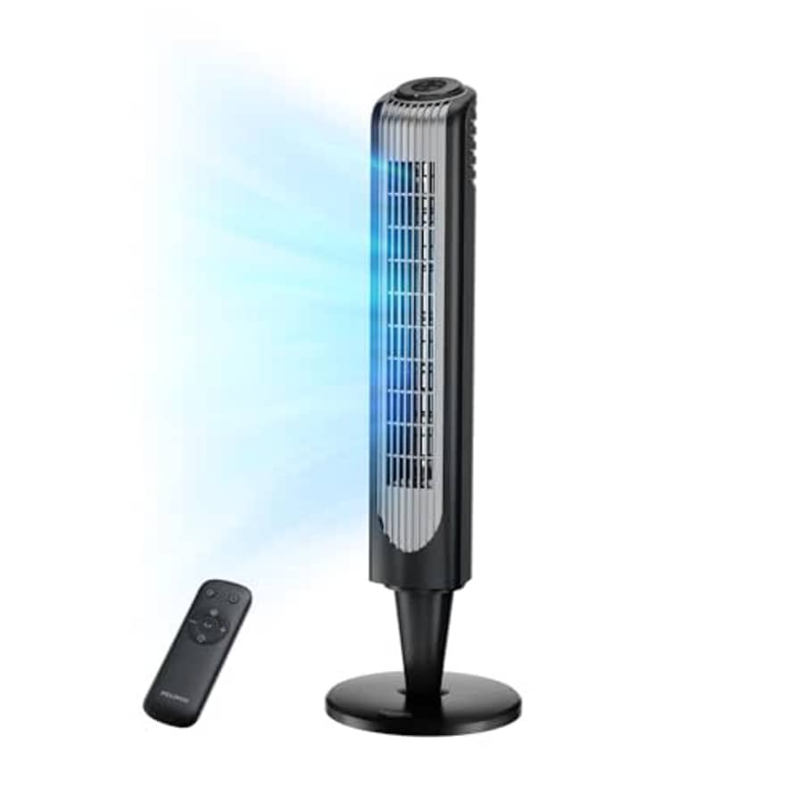 Pelonis 36-Inch Tower Fan for Bedroom Oscillating Tower Fan with Remote Control Indoor Quiet Fan for $50