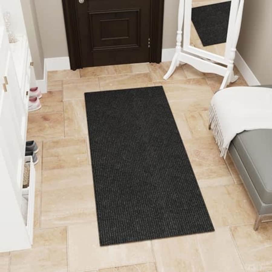 Ottomanson Solid Design Non-Slip Rubberback 3x4 Indoor/Outdoor Area Rug for Entryway, Living Room, for $13 Ottomanson Solid Design Non-Slip Rubberback 3x4 Indoor/Outdoor Area Rug for Entryway, Living Room, for $13