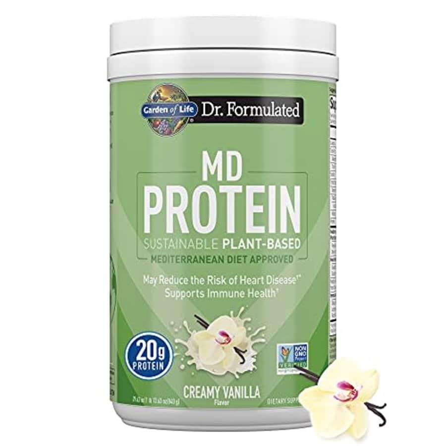 Garden of Life Vanilla Plant Based Protein Powder with Fava Bean, Sprouted Barley & Rice Plus for $30 Garden of Life Vanilla Plant Based Protein Powder with Fava Bean, Sprouted Barley & Rice Plus for $30
