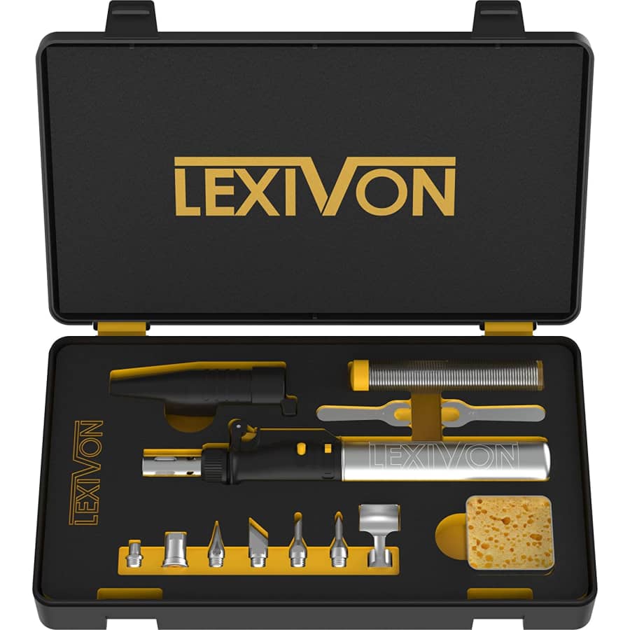 Lexivon Butane Soldering Iron Multi-Purpose Kit for $40 Lexivon Butane Soldering Iron Multi-Purpose Kit for $40