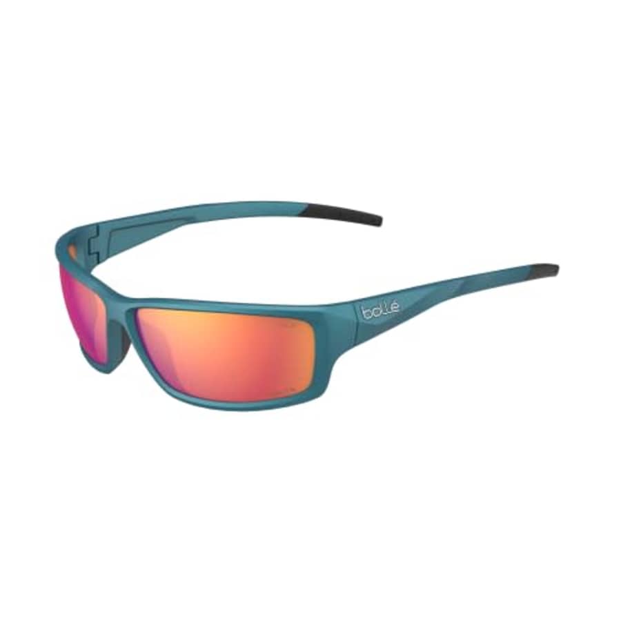 Bolle Brands CERBER Oval Sunglasses, Creator Teal Metallic, Medium-Large for $150