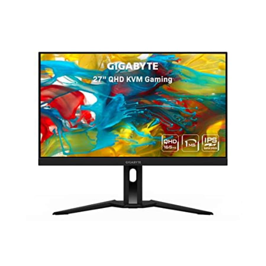 GIGABYTE M27Q X 27" 240Hz 1440P -KVM Gaming -Monitor, 2560 x 1440 SS IPS Display, 1ms (MPRT) for $370 GIGABYTE M27Q X 27" 240Hz 1440P -KVM Gaming -Monitor, 2560 x 1440 SS IPS Display, 1ms (MPRT) for $370