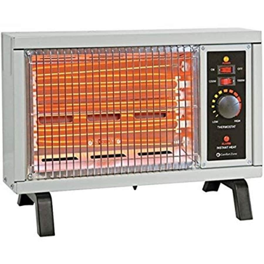 Comfort Zone Electric Radiant Heater, 5120 BTU for $45 Comfort Zone Electric Radiant Heater, 5120 BTU for $45