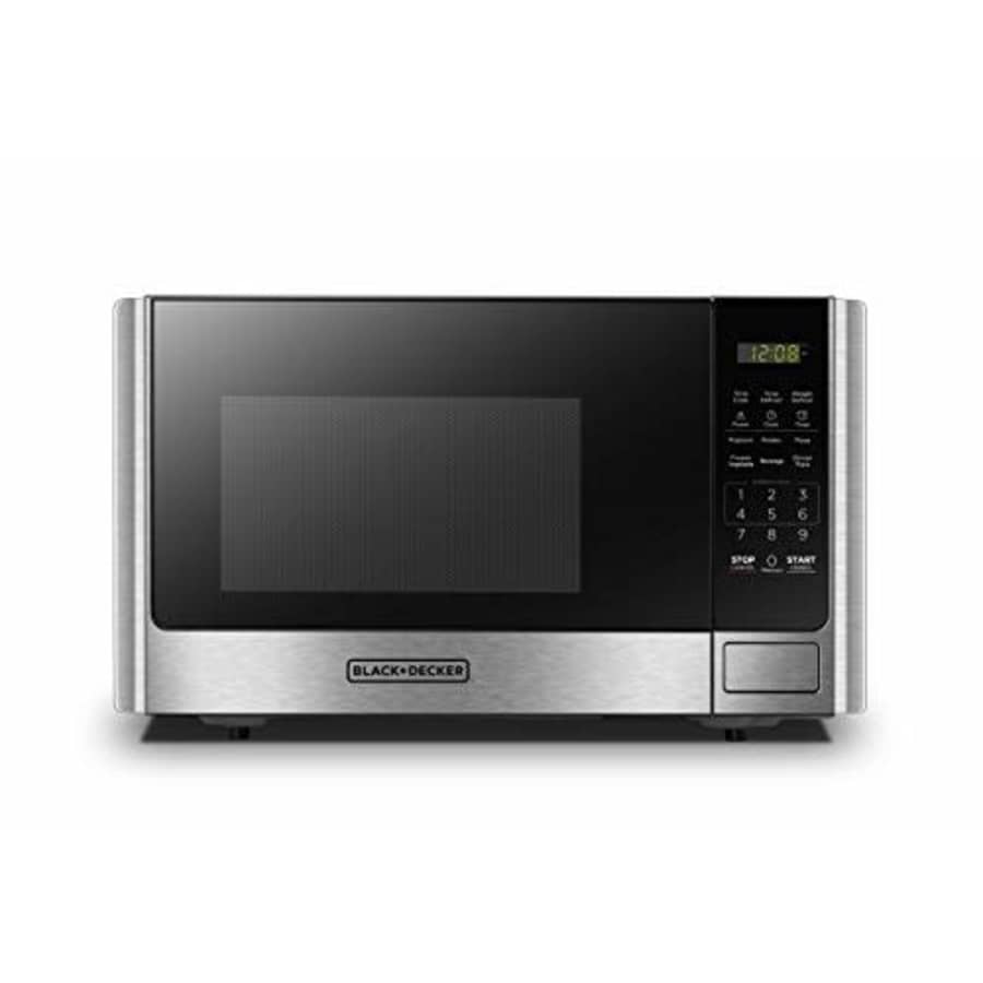 Black+Decker 0.9-Cu. Ft. 900W Stainless Steel Microwave for $95