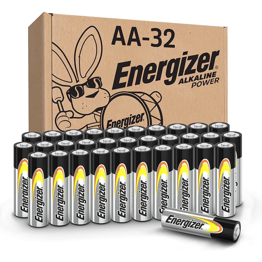 Energizer AA Batteries 32-Pack: $15 w/ subscribe & save Energizer AA Batteries 32-Pack: $15 w/ subscribe & save