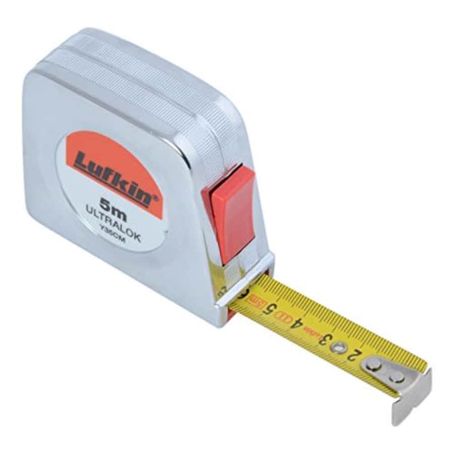 Lufkin Ultralok tape measure with chromed plastic housing, T0060403504 for $38