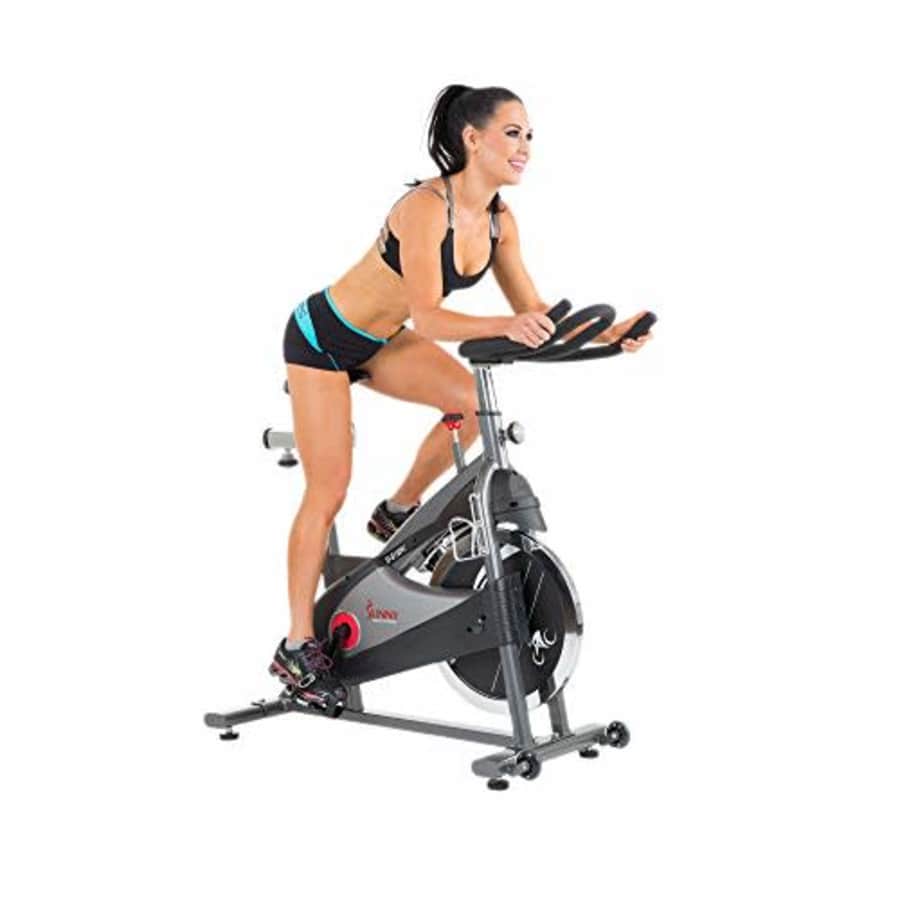 Sunny Health & Fitness SF-B1509C Chain Drive Premium Indoor Cycling Exercise Bike, Gray for $200 Sunny Health & Fitness SF-B1509C Chain Drive Premium Indoor Cycling Exercise Bike, Gray for $200