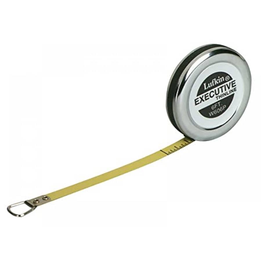 Crescent Lufkin 1/4" x 6' Executive Diameter Yellow Clad A19 Blade Pocket Tape Measure - W606PD for $25