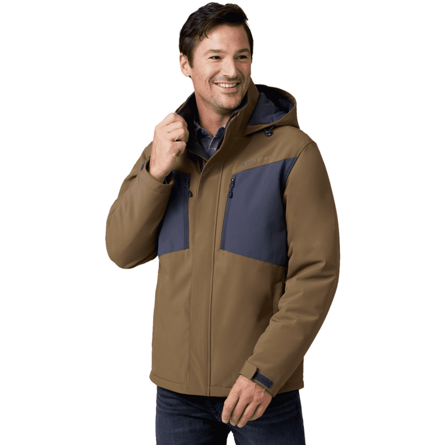 Free Country Men's Thermo Softshell Mid Weight Jacket for $48 Free Country Men's Thermo Softshell Mid Weight Jacket for $48