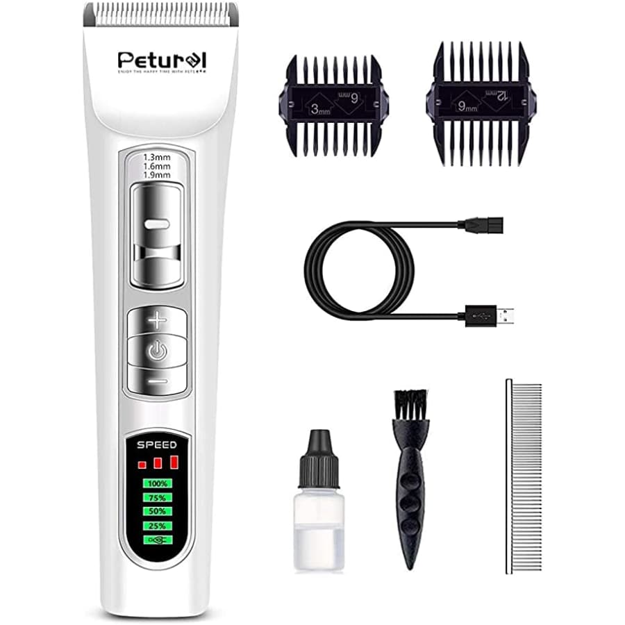 Petural 7-Pc. Pet Hair Clipper Set for $11 Petural 7-Pc. Pet Hair Clipper Set for $11